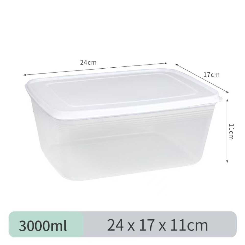 Food Storage Bins - İstiflenebilir Buzdolabı Gıda Saklama Kabı Şeffaf