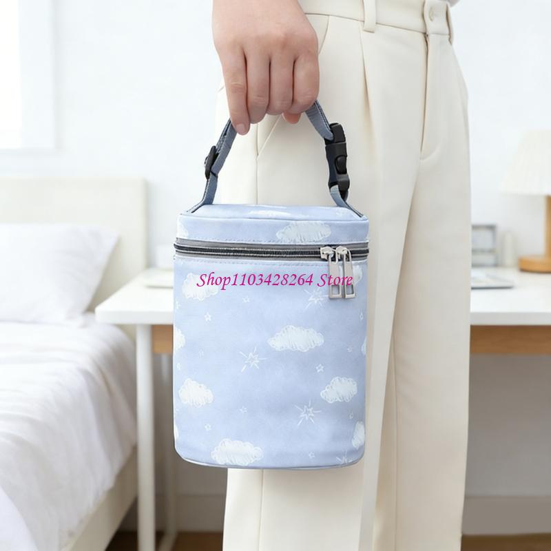 Food Storage To Keep Warm - Bebekler İçin Karikatür Baskı Yalıtımlı Şişe