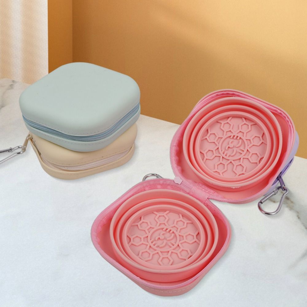 Food Storage Zipper - Taşınabilir Kedi Silikon Katlanır Kase Katlanabilir