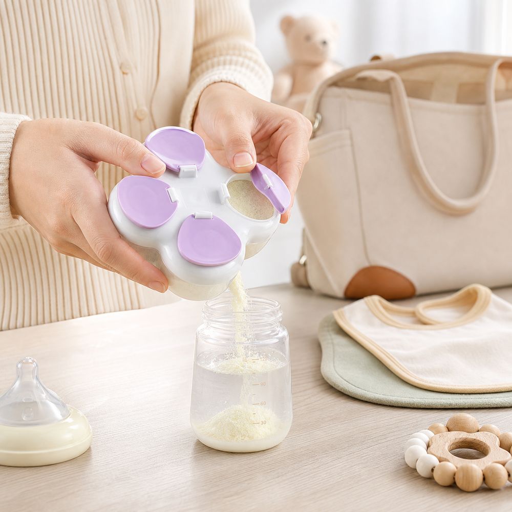 Food Storage Baby - Bölmeli Mama Hazırlama Kabı 720ml 4