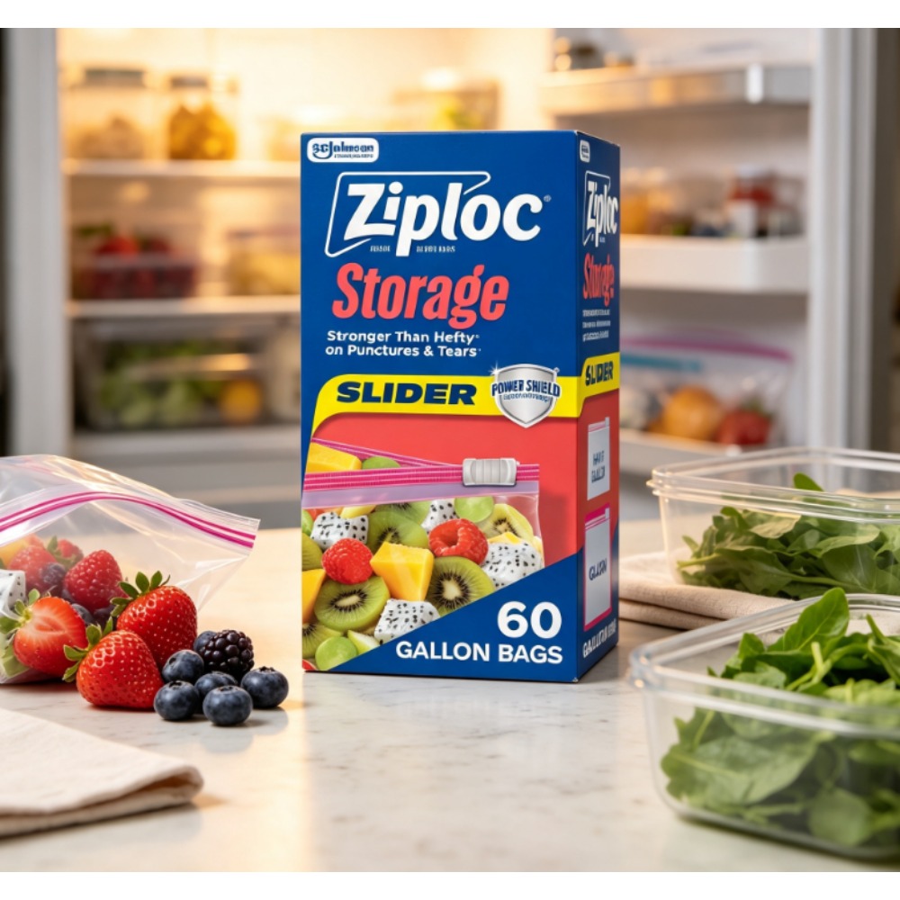 Food Storage Ziploc - Ziploc ® Marka Gıda Saklama Kaydırmalı