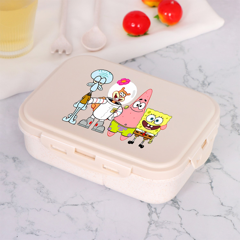 Food Storage Design - Yeni SpongeBob Kare Şortlu Öğle Yemeği