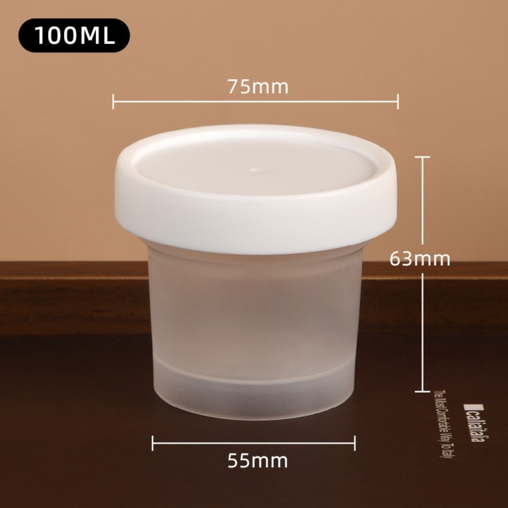Food Storage Yogurt - 10 Adet Şeffaf Yoğurt Puding Kavanozu