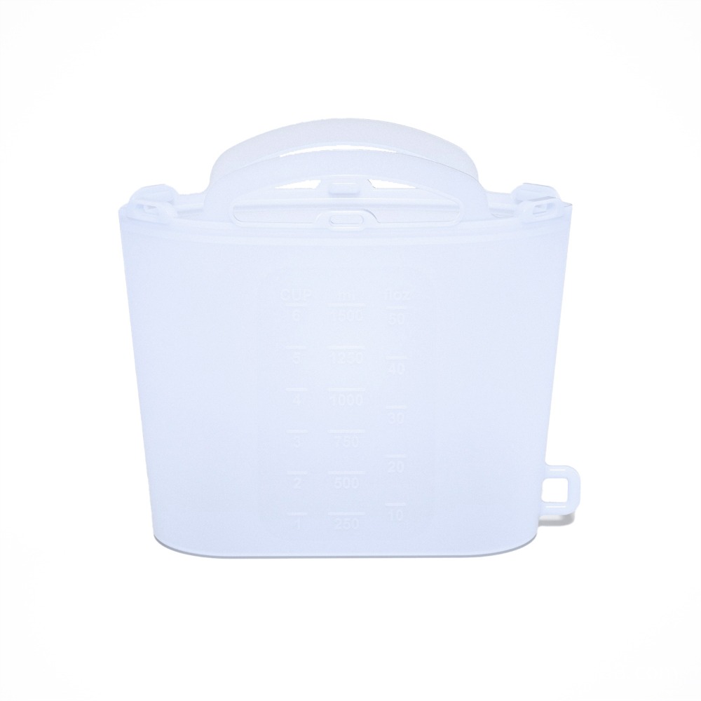 Food Storage Ziploc - 1500 ml'lik, Sızdırmaz, Çevre Dostu, Silikon