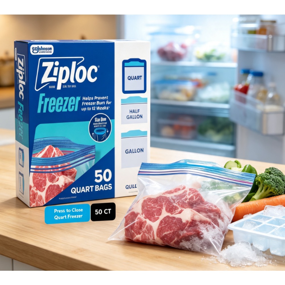 Food Storage Ziploc - Ziploc Marka Dondurucu Gıda Saklama Poşetleri,