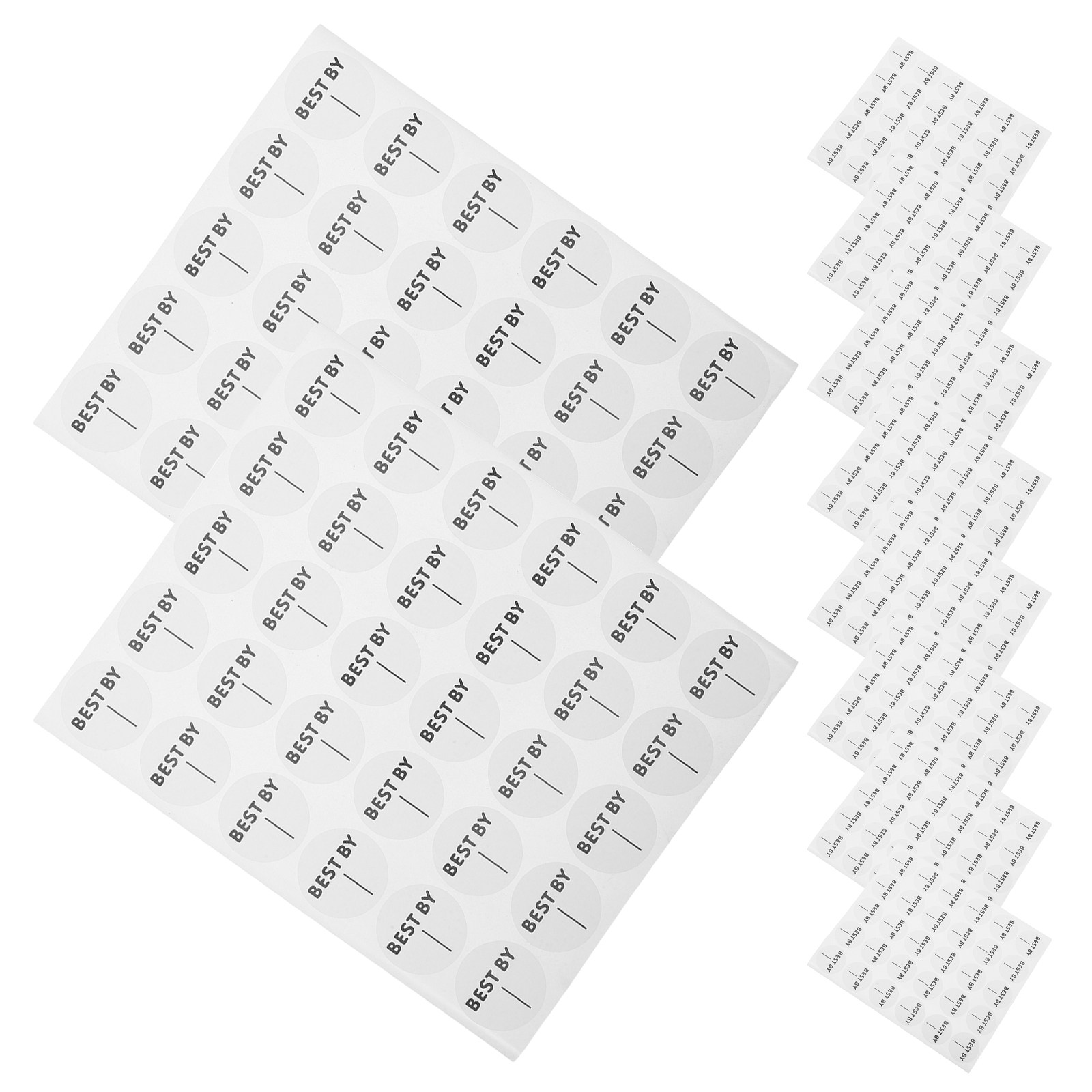Food Storage Expiration Dates - 10 Adet Şeffaf, Kolay Okunabilir, Buzdolabı
