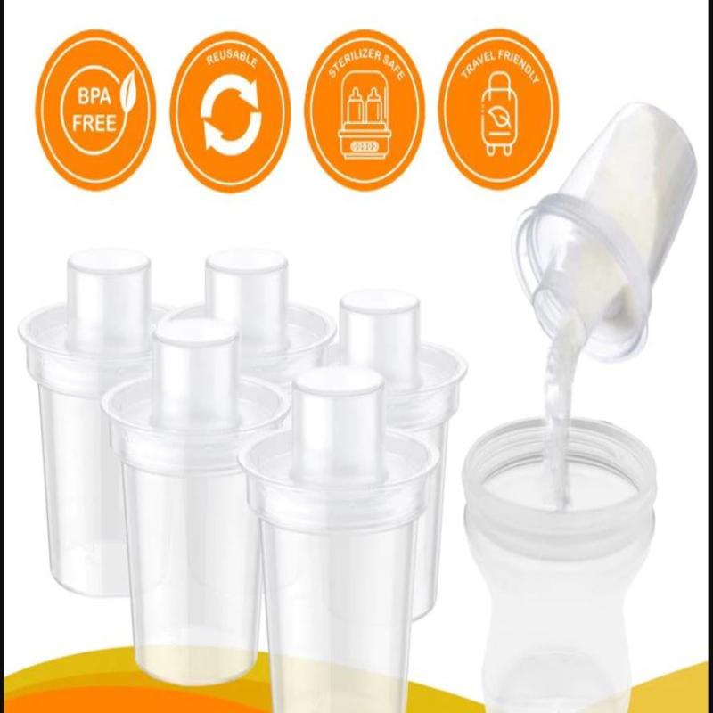 Food Storage Baby - 6PPC 80ML Bebek Süt Tozu Dağıtıcısı