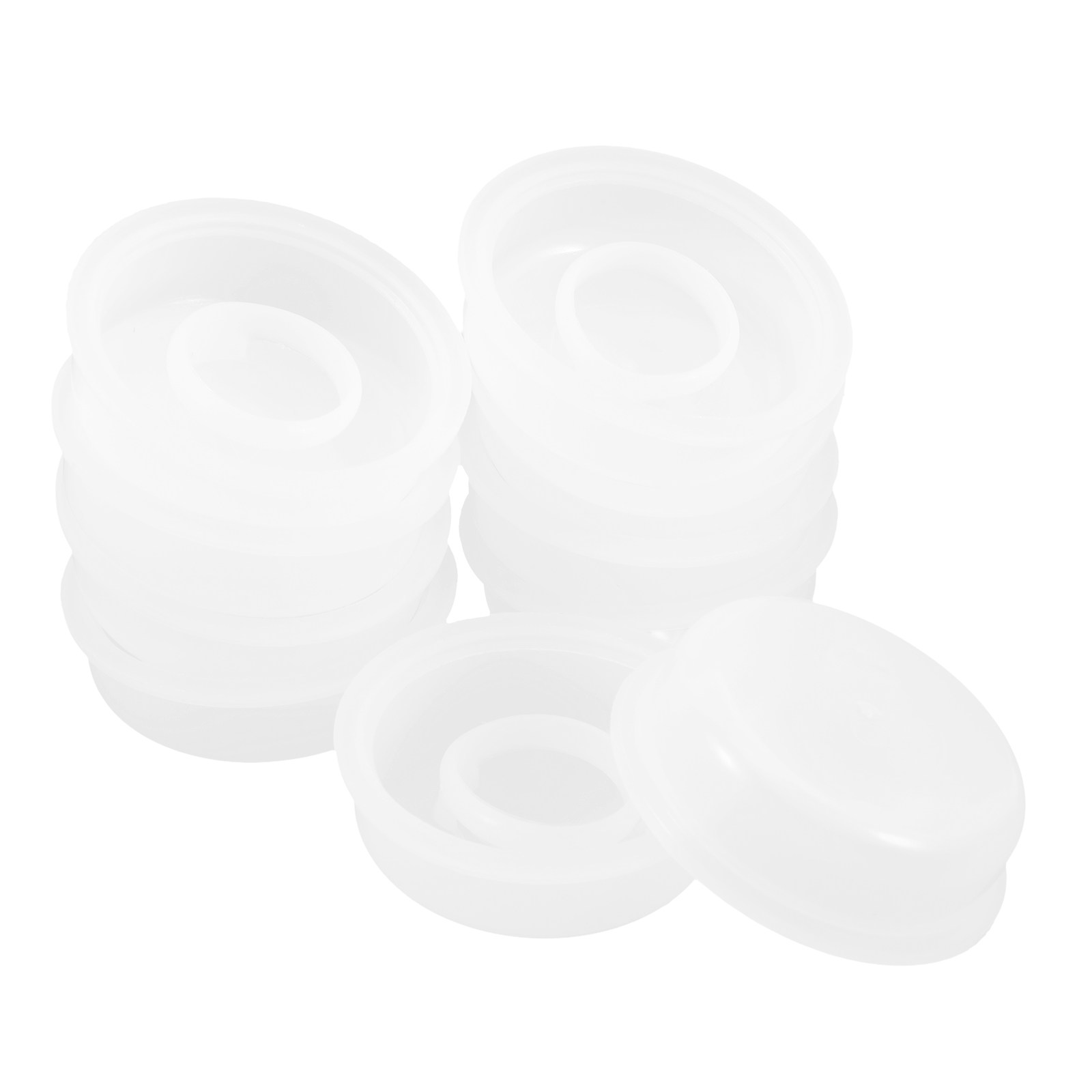 Food Storage Pet - 10 Adet Plastik Kimyasal Kova Kapağı,