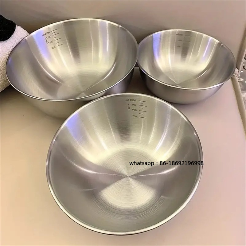 Food Storage Essentials - 1-3 Paslanmaz Çelik Kase Seti, Ölçü