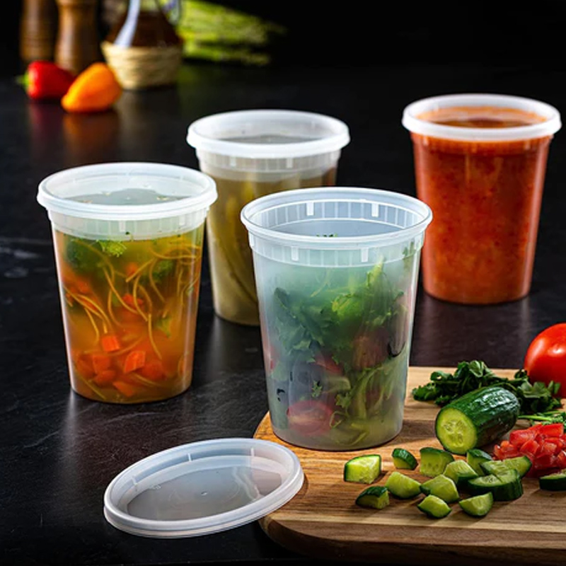 Food Storage And Preservation - Gıda depolama kapaklı konteynerler dondurucu saklama