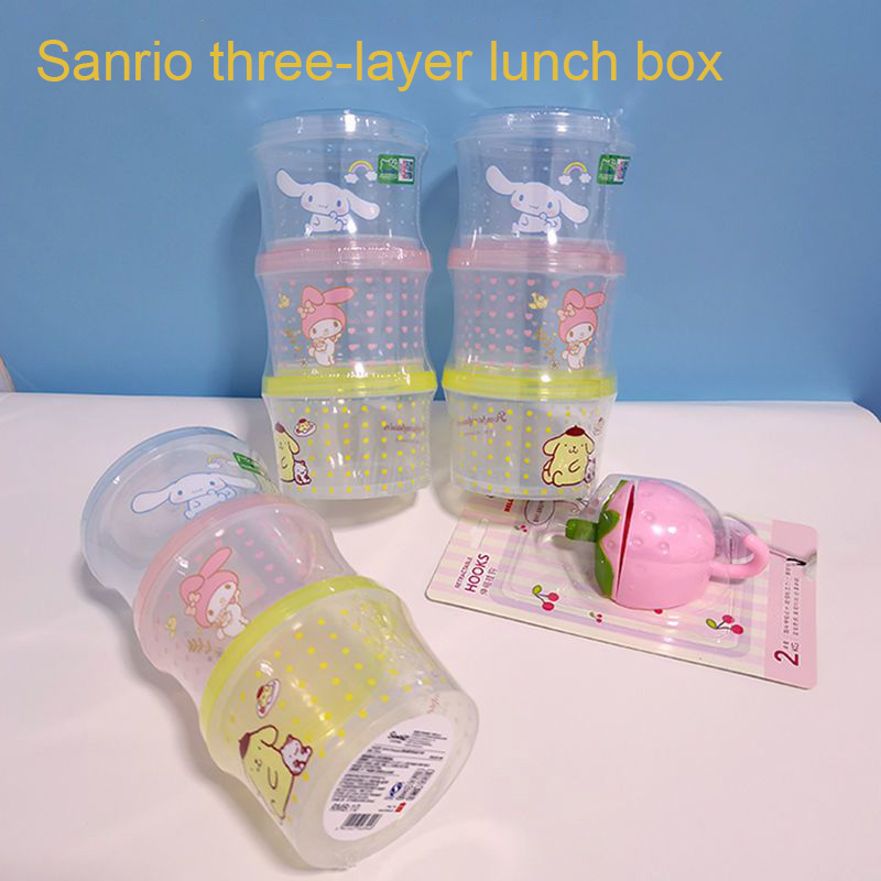 Food Storage Design - Kitty Bento Kutusu Seti 3 Parça