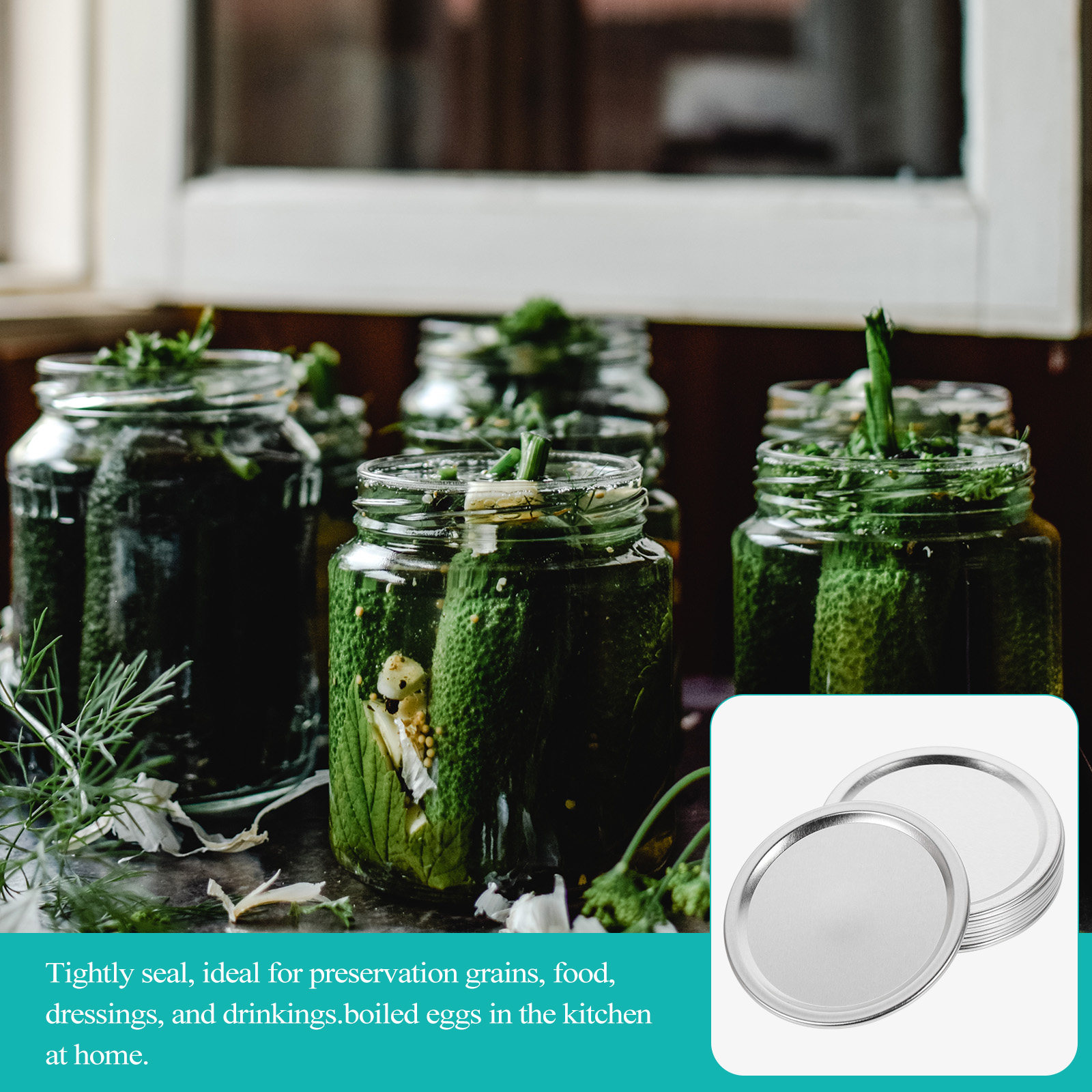 20 Adet Metal Kavanoz Kapaklar - Food Storage And Preservation incelemesi ve fiyatı