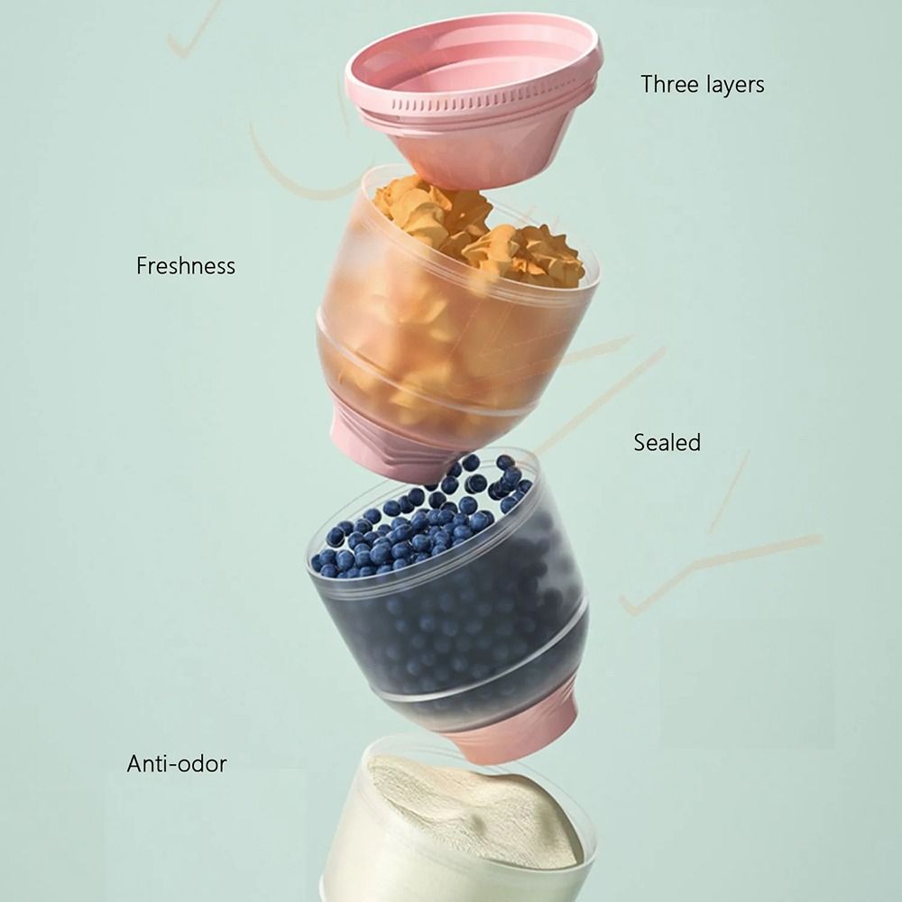 3 katmanlı bebek süt tozu kutu - Food Storage Baby incelemesi ve fiyatı