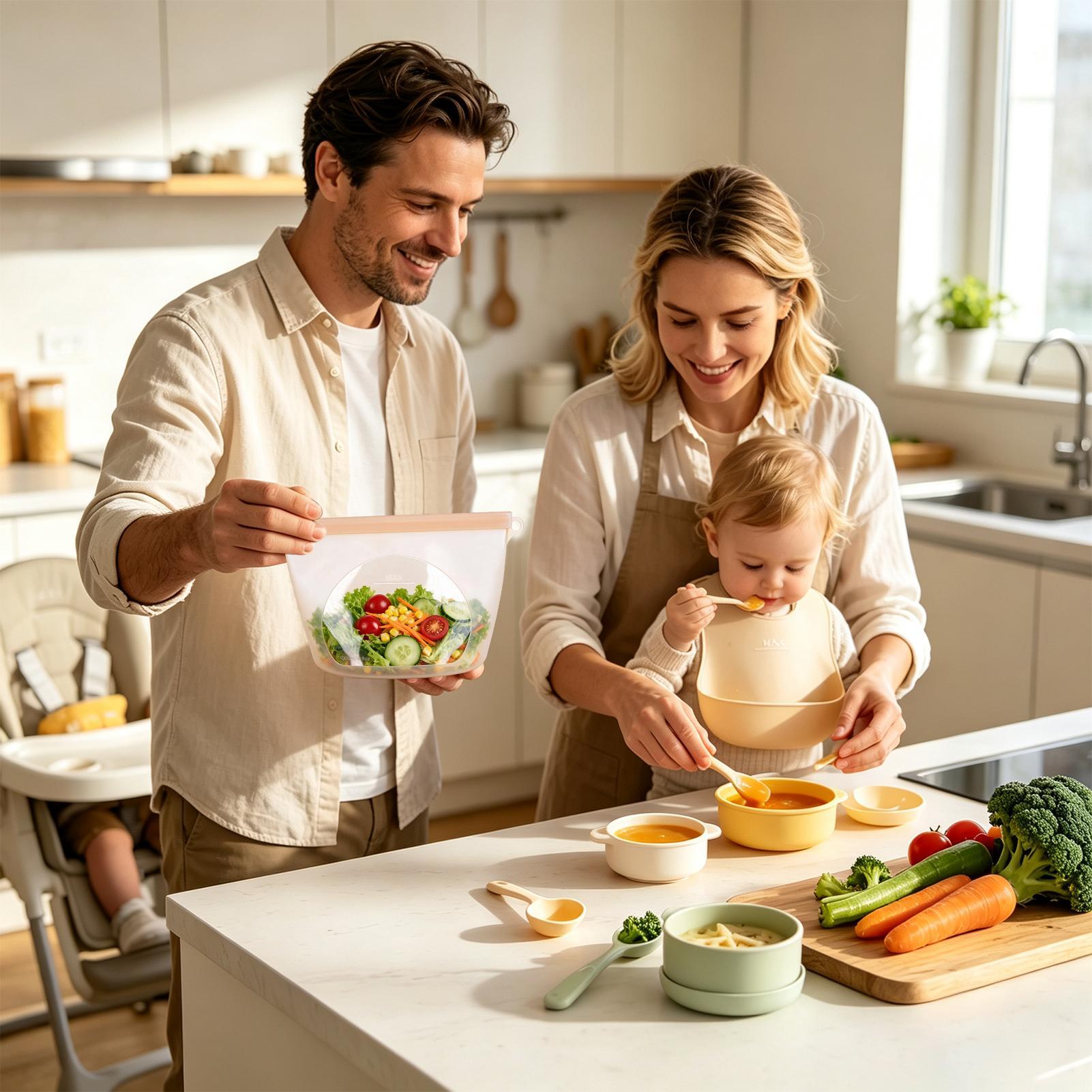 Silikon Gıda Saklama Torbaları - Food Storage Ziploc incelemesi ve fiyatı