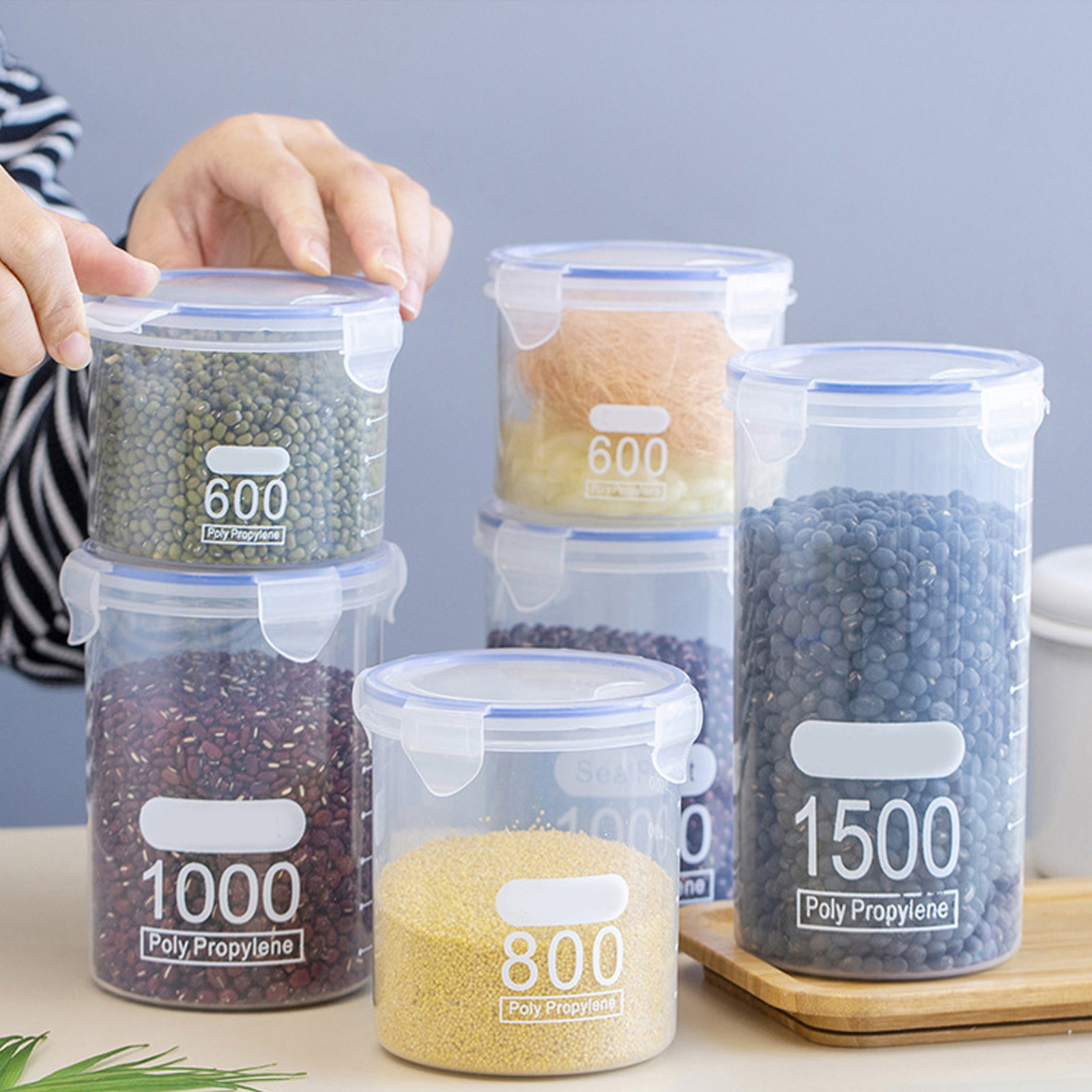 6 Adet Hava Geçirmez Kapaklı S - Food Storage And Preservation incelemesi ve fiyatı