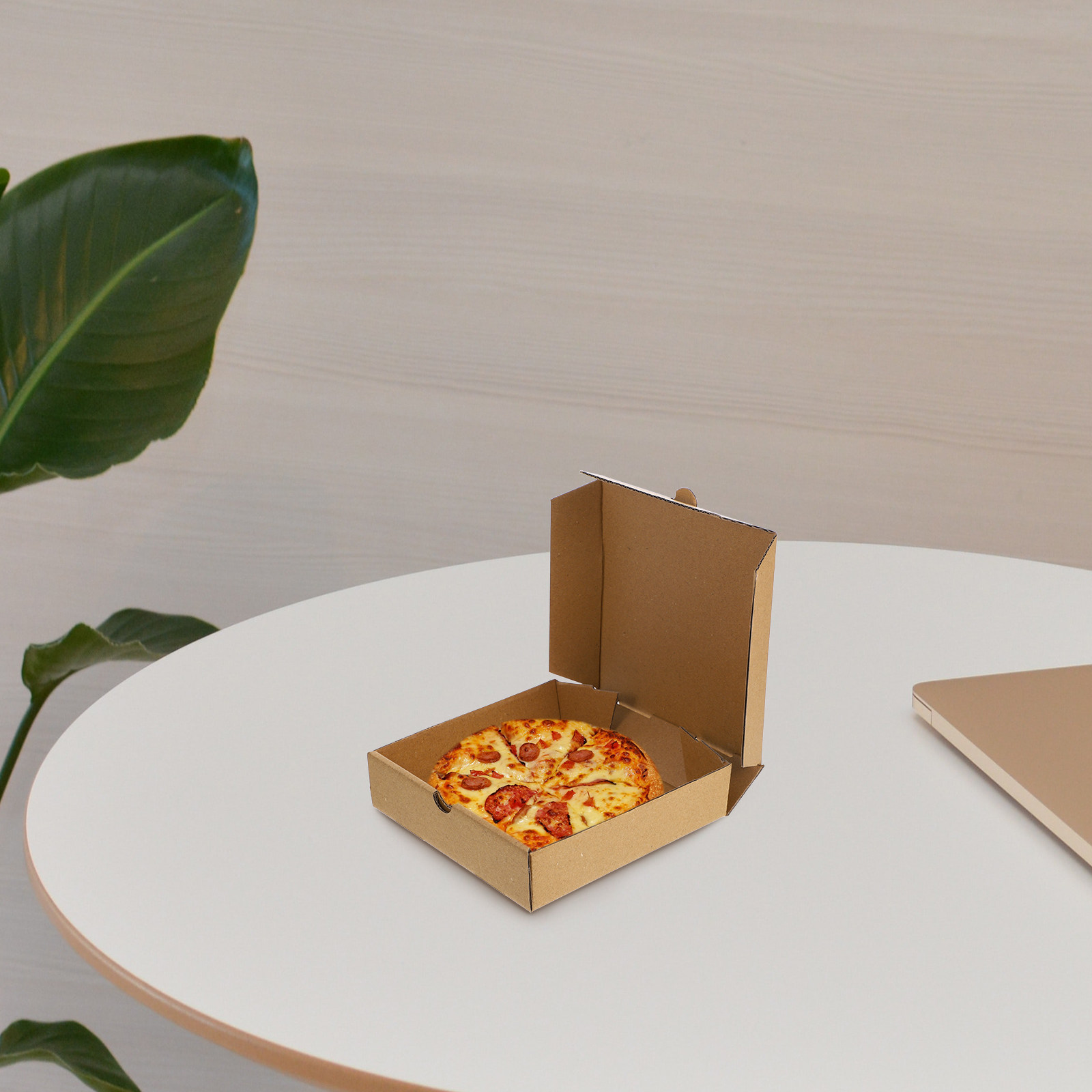 10 Adet Kraft Kağıt Pizza Kutu - Food Storage Design incelemesi ve fiyatı
