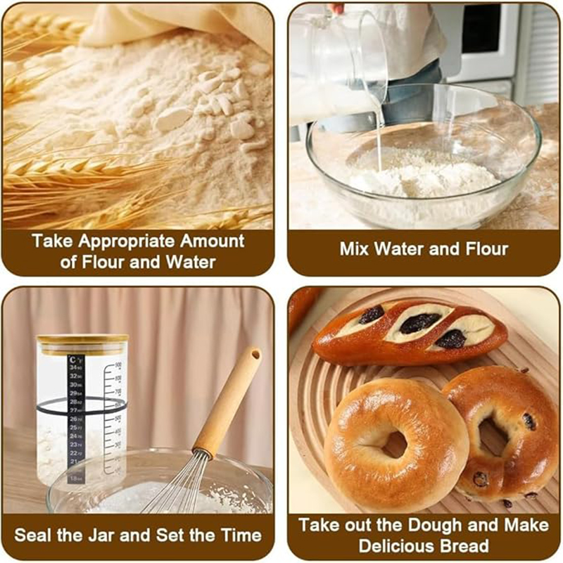 Ekşi Mayalı Ekmek Yapma Seti E - Food Storage Design incelemesi ve fiyatı