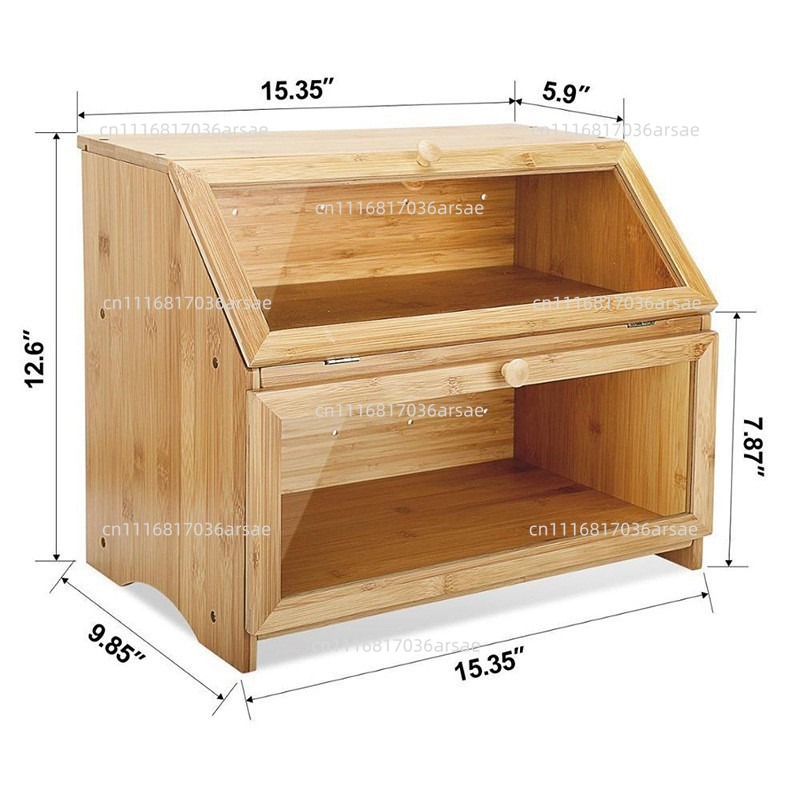 Kolay Açılır Bambu Ekmek Kutus - Food Storage Drawers incelemesi ve fiyatı