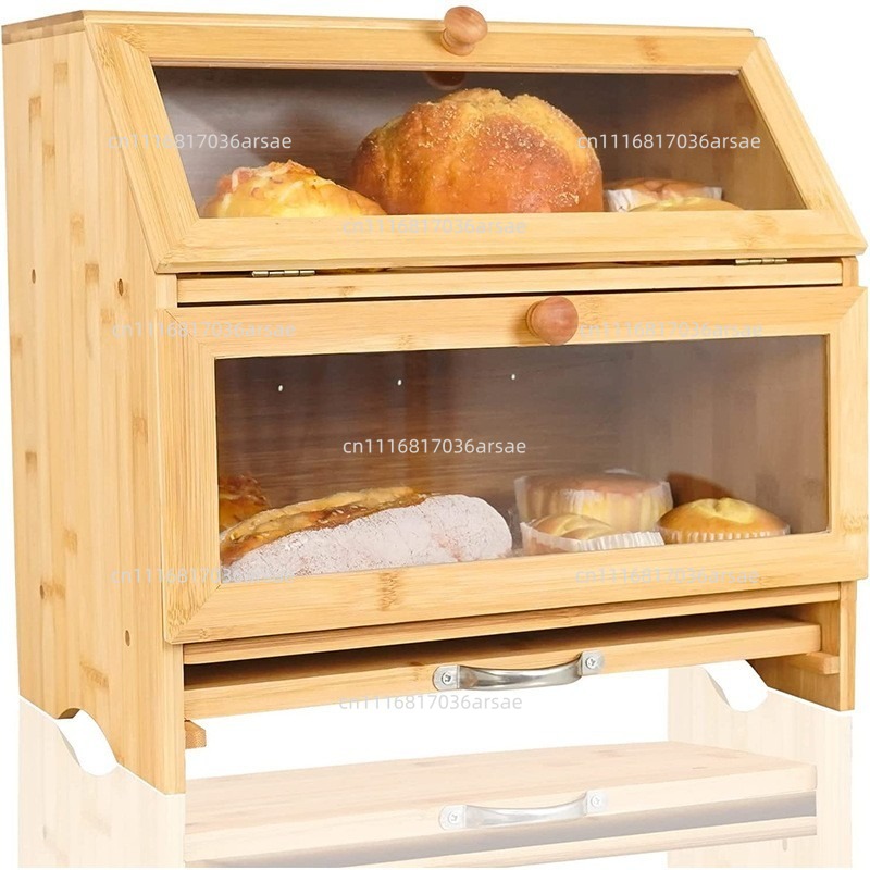 Kolay Açılır Bambu Ekmek Kutus - Food Storage Drawers incelemesi ve fiyatı