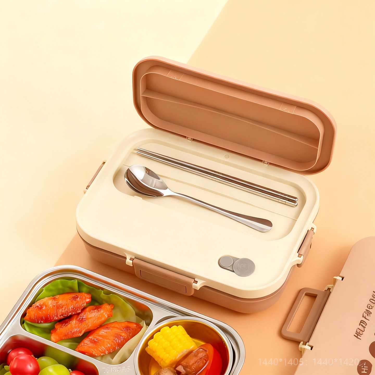 4/5 Bölmeli 304 Paslanmaz Çeli - Food Storage Hot incelemesi ve fiyatı