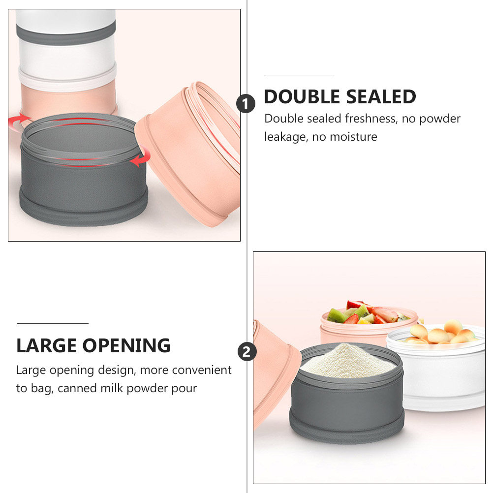 2 Adet Süt Tozu Kutusu, Bebek  - Food Storage Baby incelemesi ve fiyatı