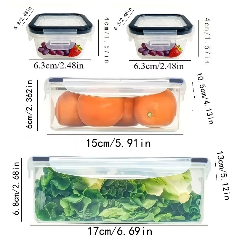 8 Parça Set, 4 Kap ve 4 Kapak  - Food Storage Design incelemesi ve fiyatı