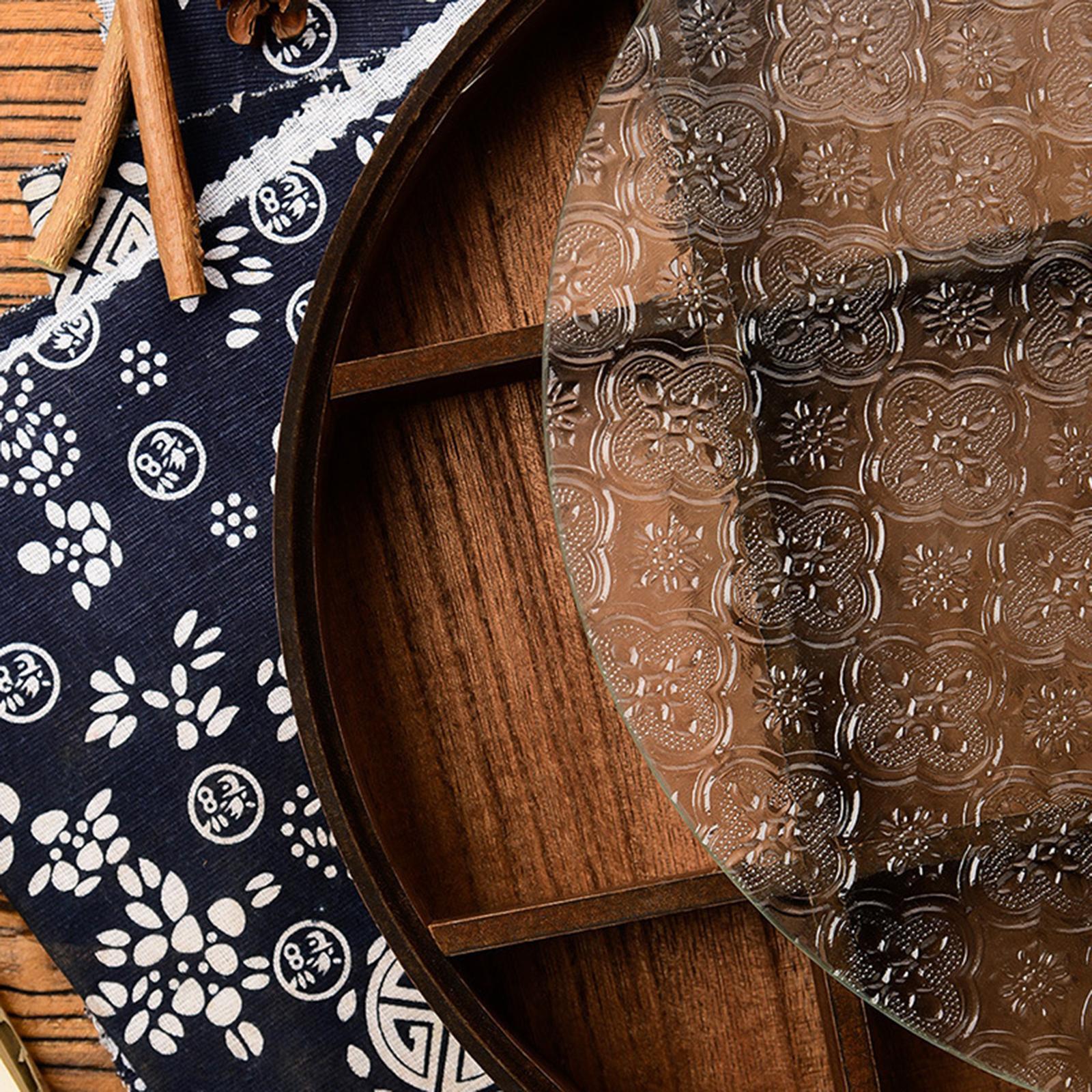 Bölmeli Servis Tepsisi, Ahşap  - Food Storage Glass Round incelemesi ve fiyatı