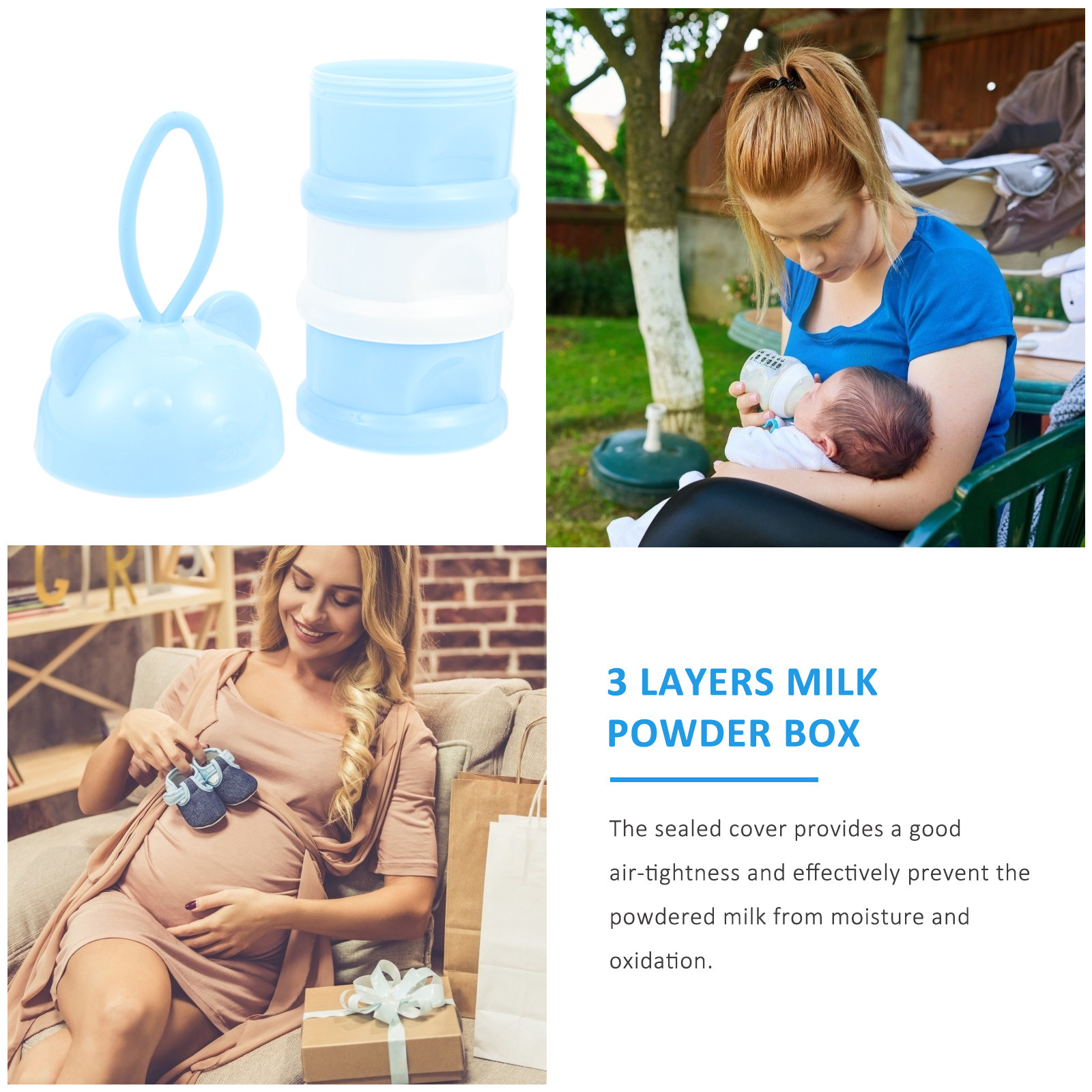 3 Katlı Süt Tozu Kutusu, Taşın - Food Storage Baby incelemesi ve fiyatı
