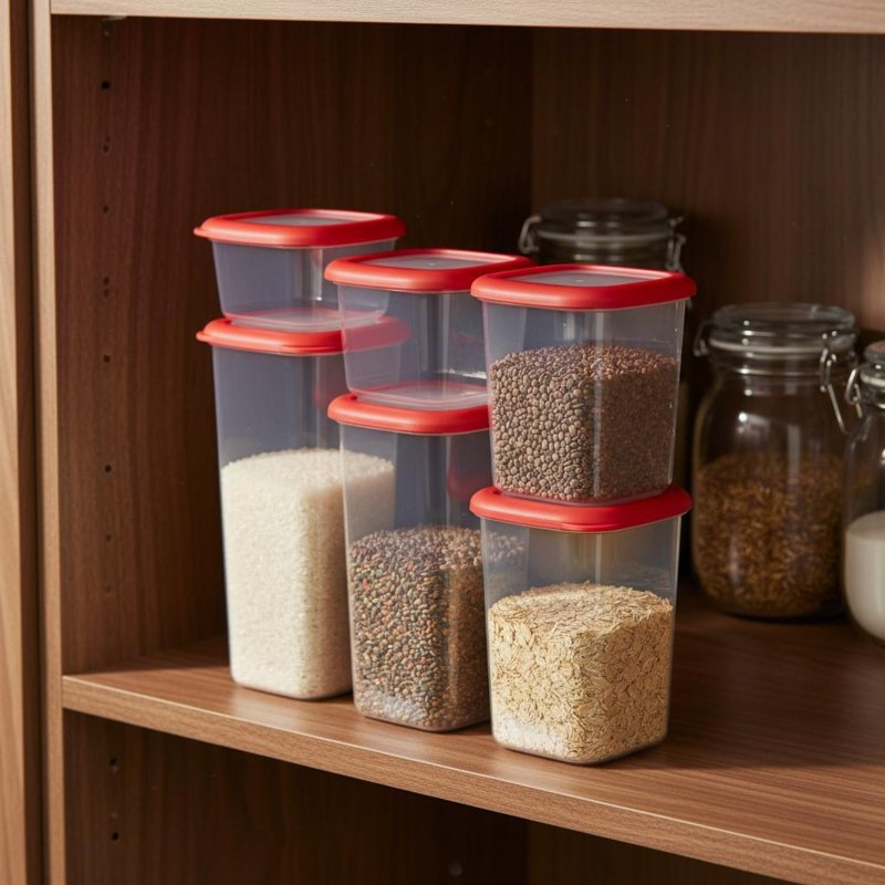 6 Parça Hava Geçirmez Gıda Sak - Food Storage Design incelemesi ve fiyatı