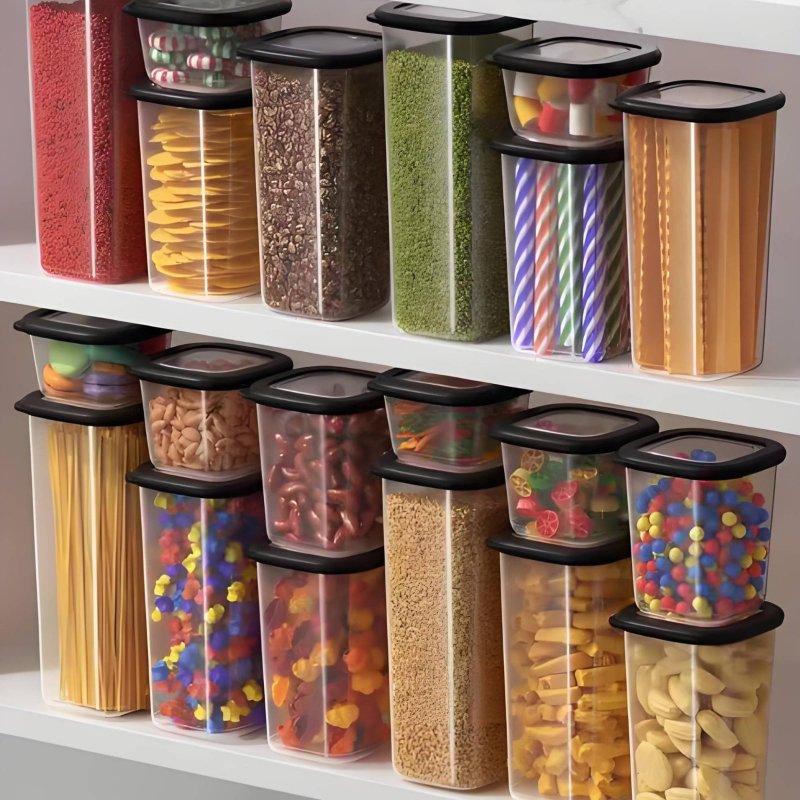 6 Parça Hava Geçirmez Gıda Sak - Food Storage Design incelemesi ve fiyatı
