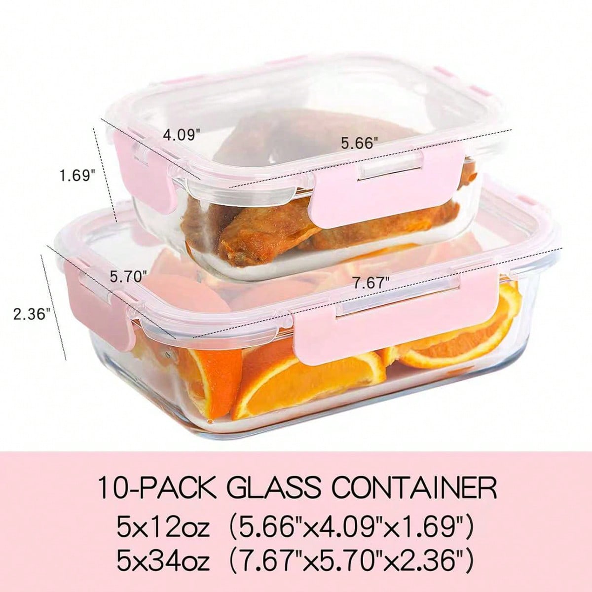 10'lu Paket Cam Yemek Hazırlık - Food Storage And Preservation incelemesi ve fiyatı