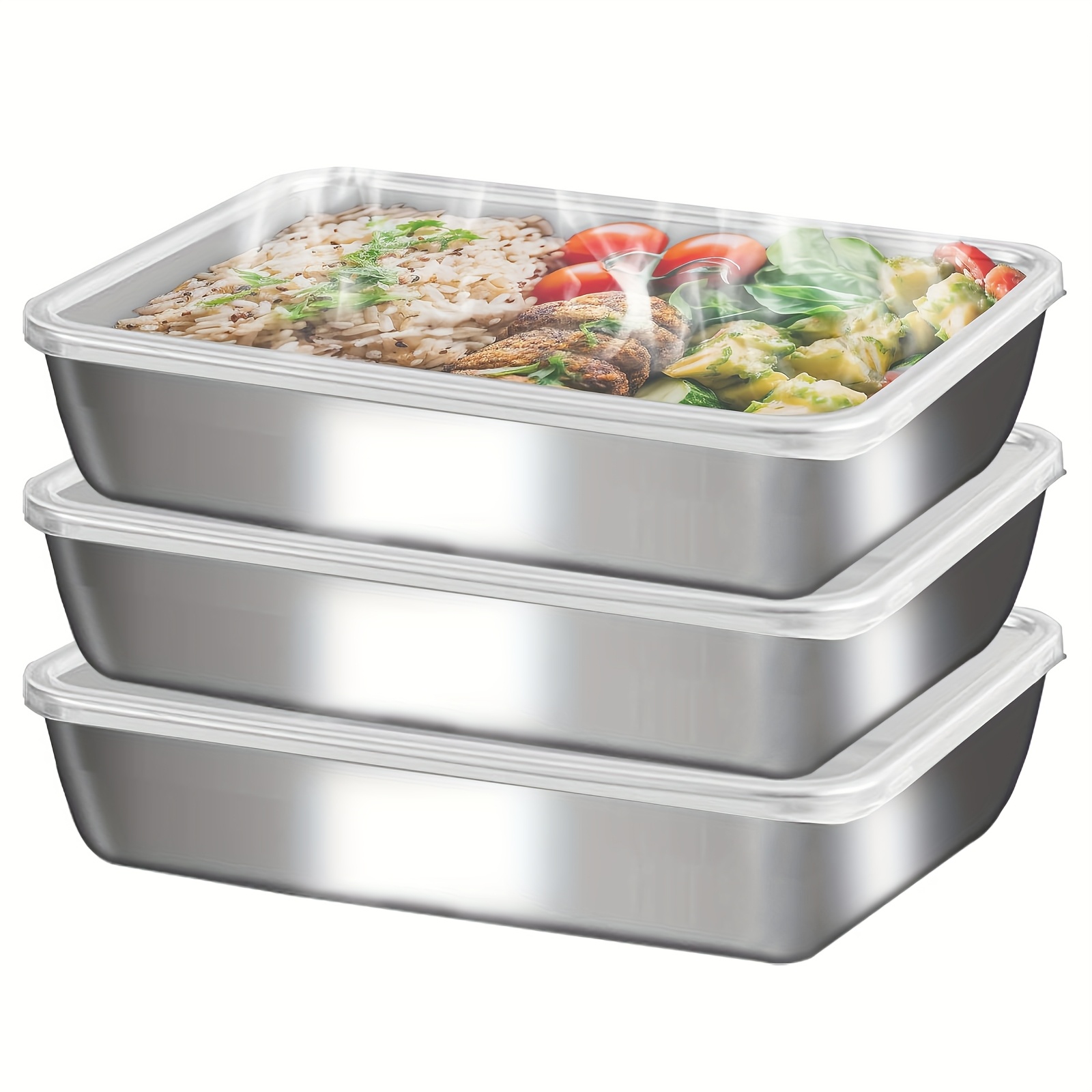 3 adet Paslanmaz Çelik Gıda Sa - Food Storage Camping incelemesi ve fiyatı