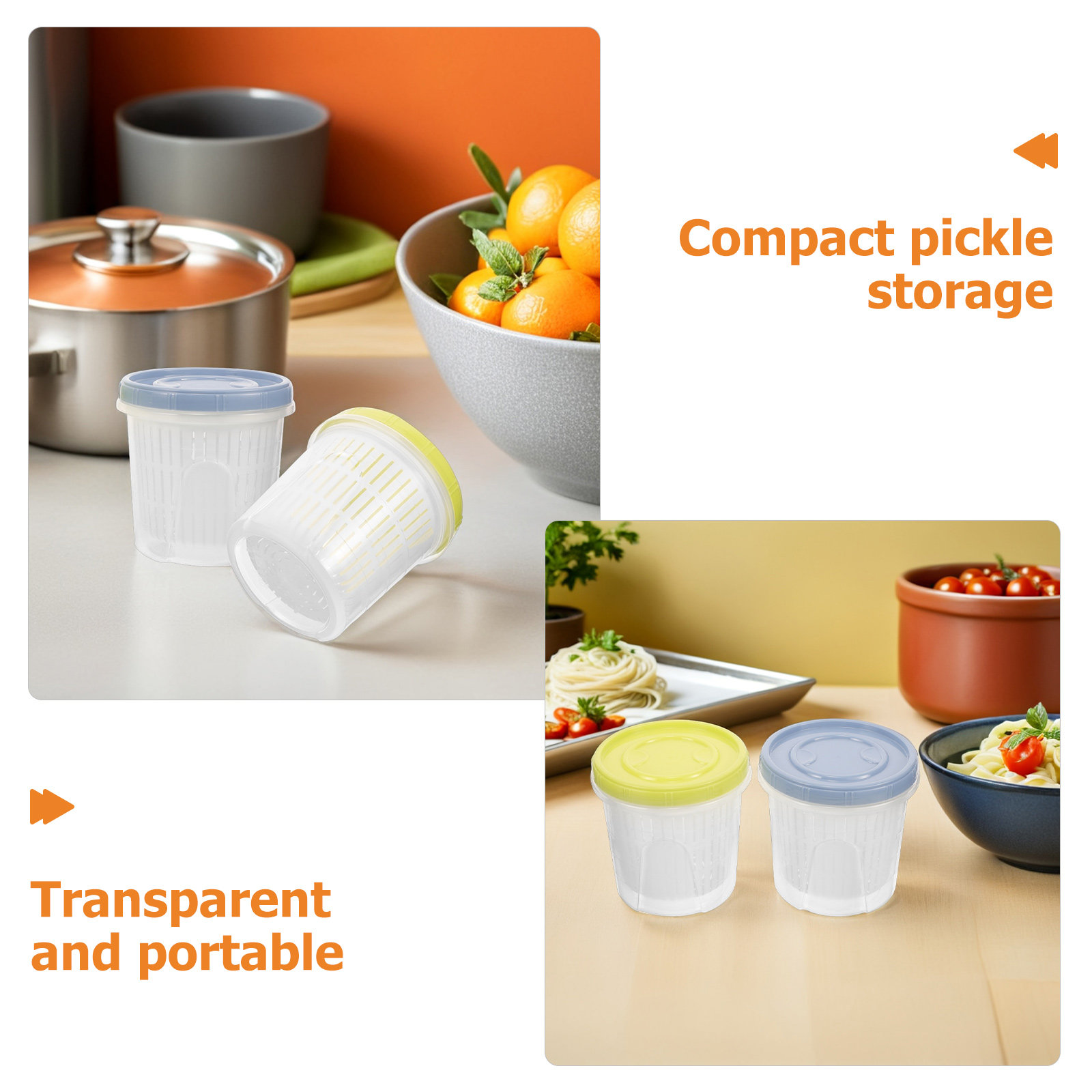 3 Adet Salatalık Saklama Kabı, - Food Storage And Preservation incelemesi ve fiyatı