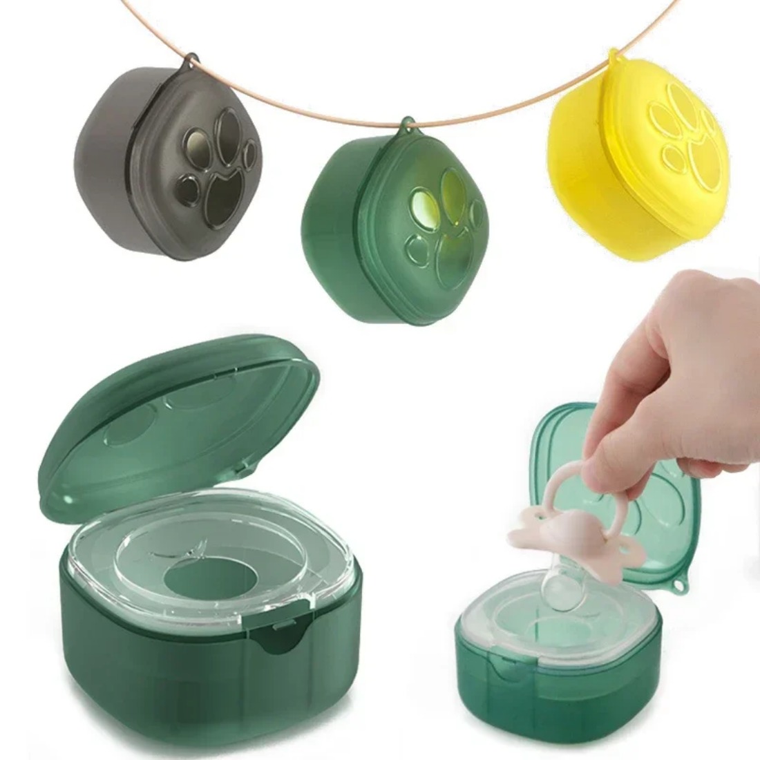 Gıda Sınıfı Silikon Emzik Kutu - Food Storage Baby incelemesi ve fiyatı