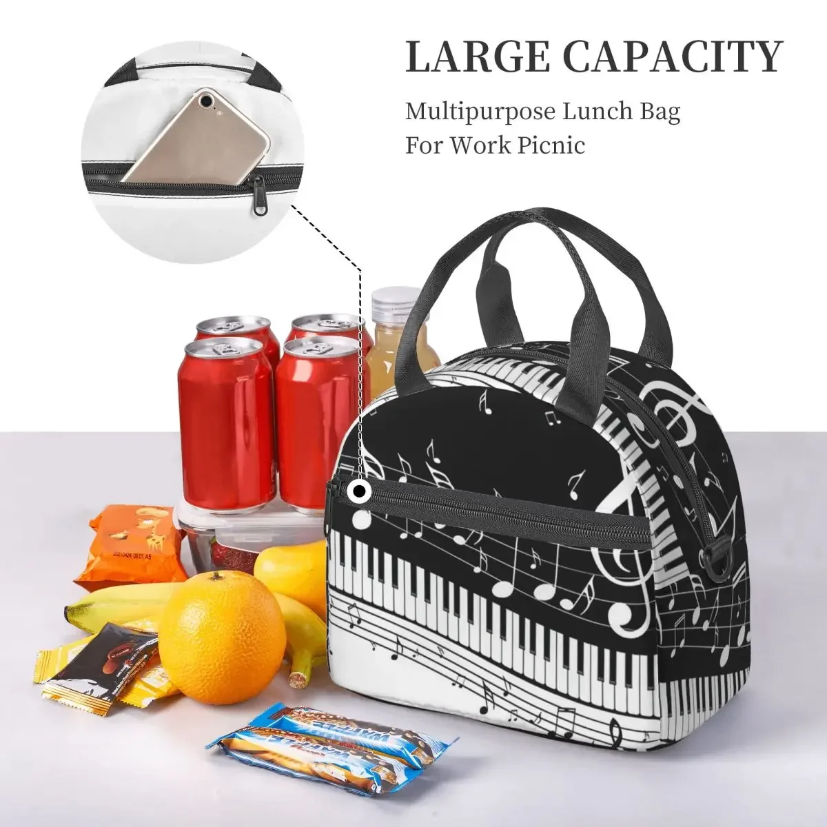 Soyut piyano tuşları müzik not - Food Storage Notes incelemesi ve fiyatı