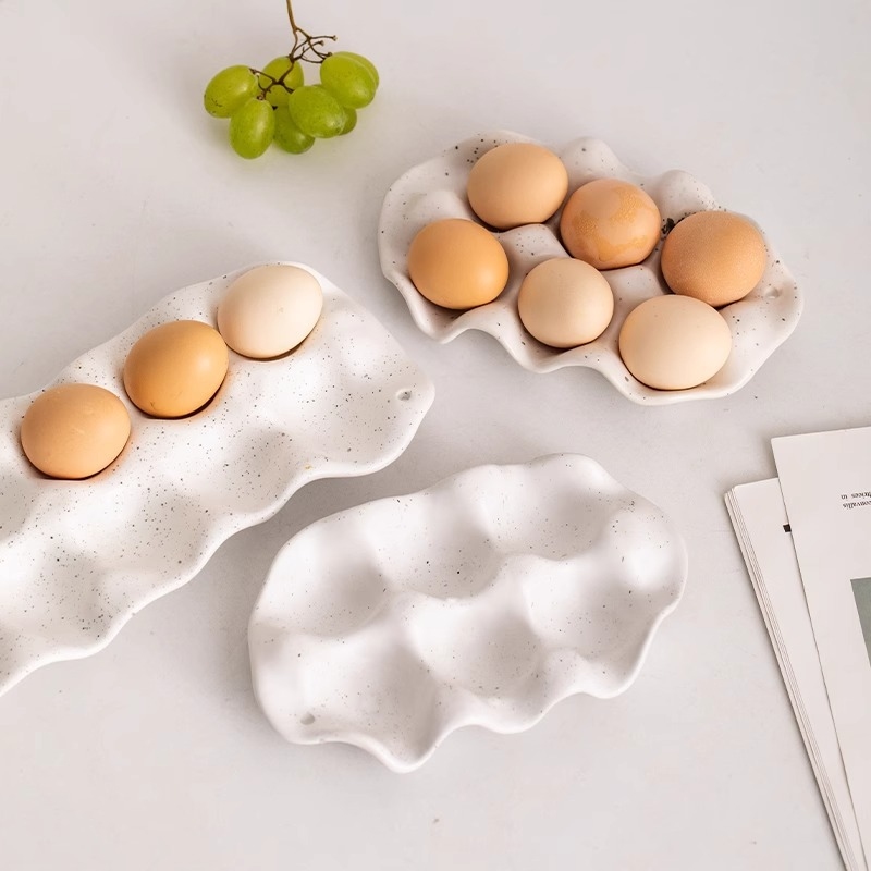 Mutfak için basit seramik yumu - Egg Storage Holder incelemesi ve fiyatı