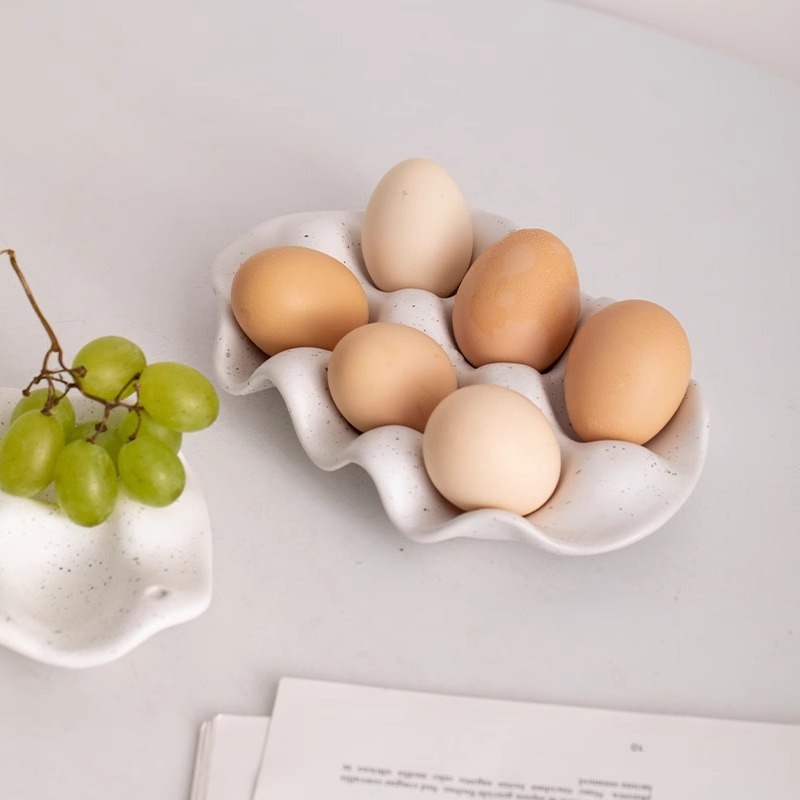 Mutfak için basit seramik yumu - Egg Storage Holder incelemesi ve fiyatı
