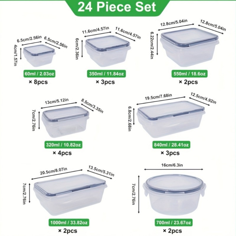 48 Parça BPA İçermeyen Gıda Sa - Food Storage And Preservation incelemesi ve fiyatı