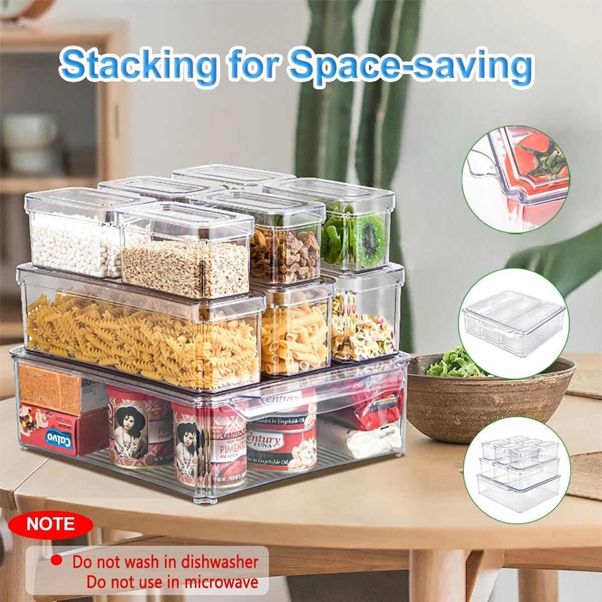 14 Parçalı Buzdolabı Düzenleyi - Food Storage Bins incelemesi ve fiyatı