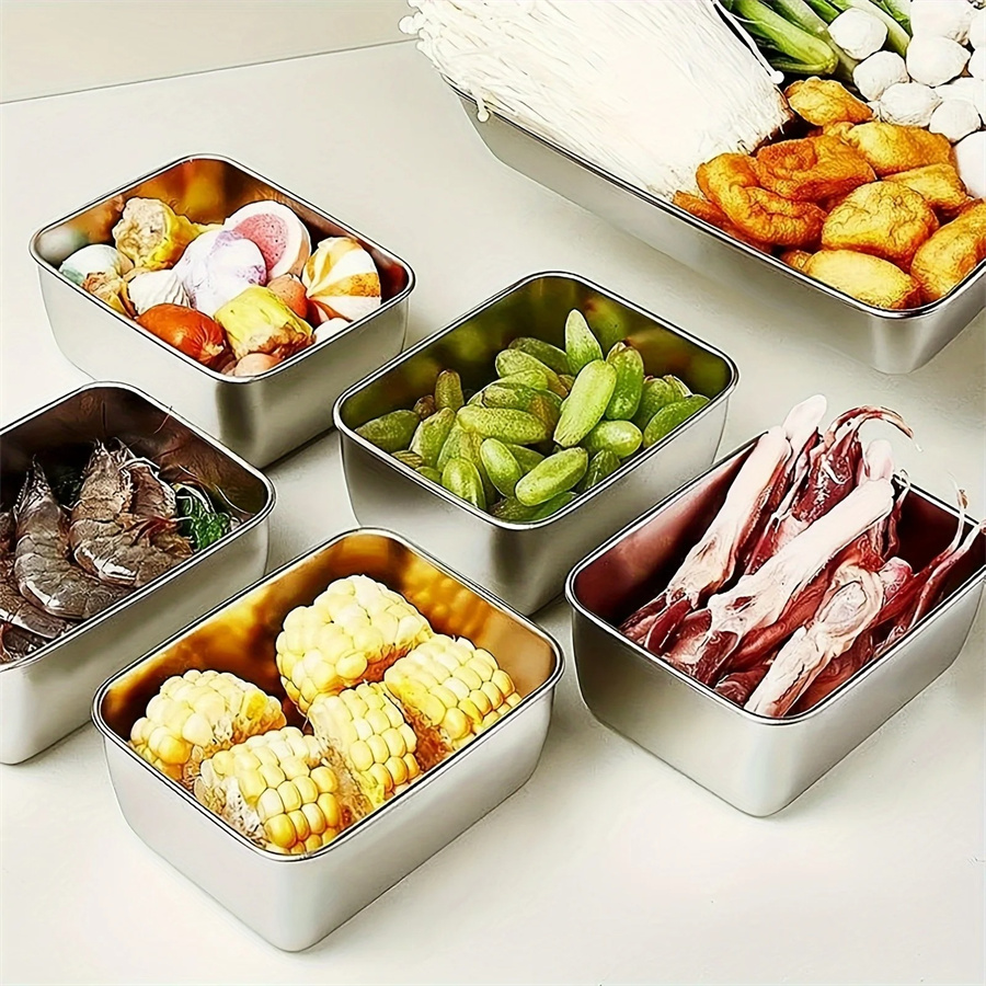1/3/5 adet paslanmaz çelik gıd - Food Storage Bins incelemesi ve fiyatı
