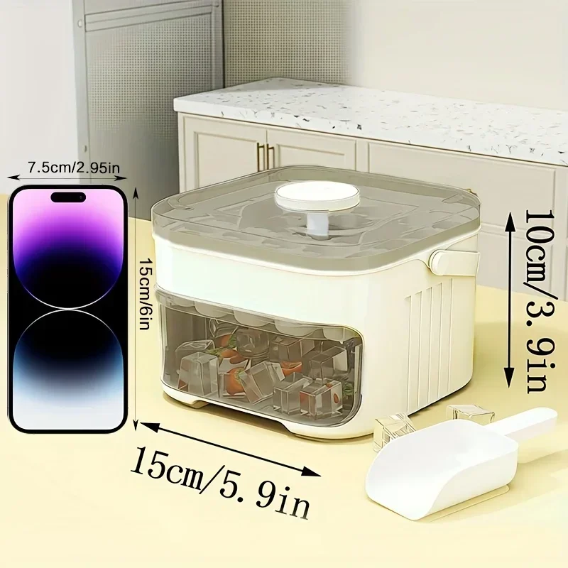Kolay Basmalı Kapaklı Küp Buz  - Food Storage Bins incelemesi ve fiyatı
