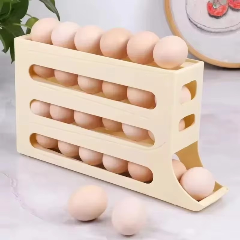 Buzdolabı için 4 Katlı Dönen Y - Egg Storage Holder incelemesi ve fiyatı