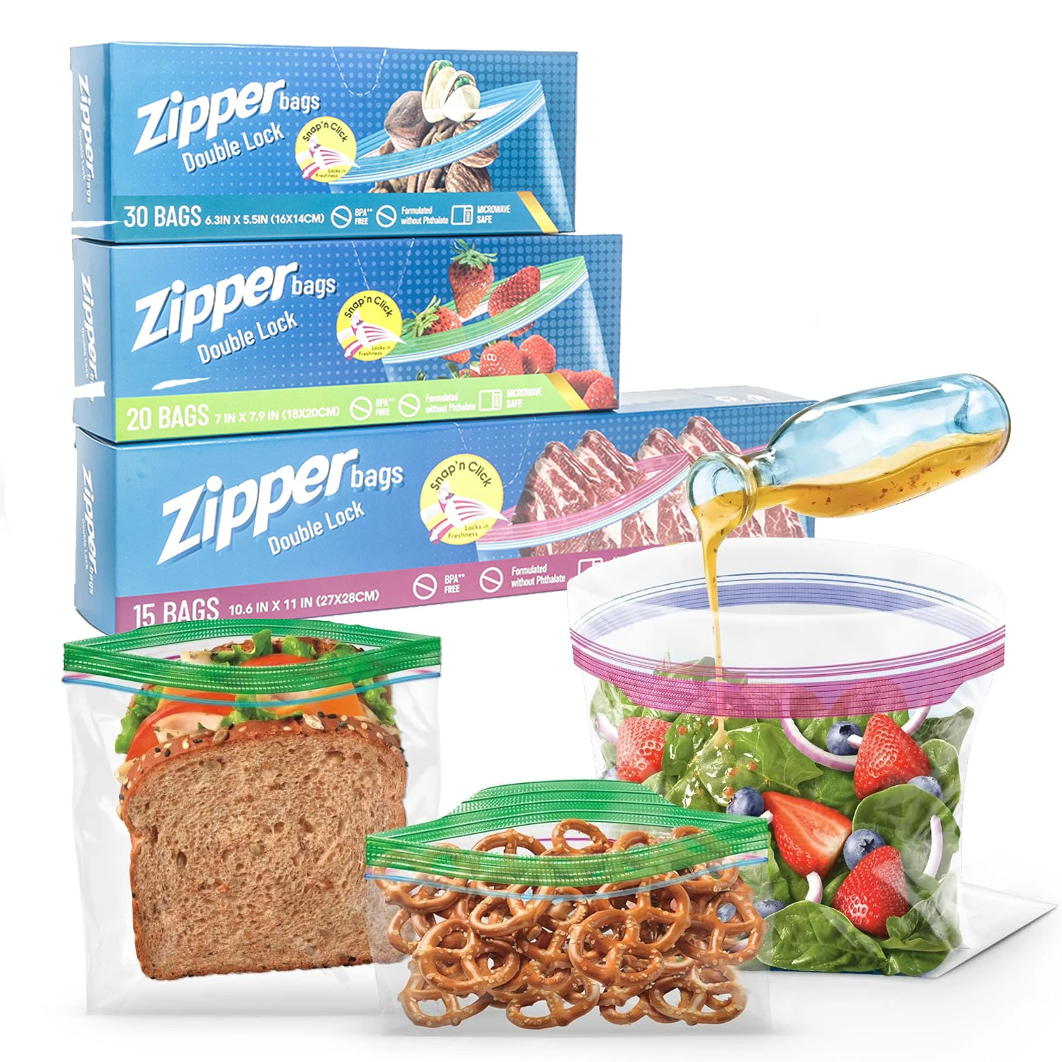 Ziploc Atıştırmalık Poşetleri, - Food Storage Ziploc incelemesi ve fiyatı